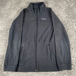 Columbia Steens Mountain II Fleece Full-Zip Jacket Boy Large 14/16 Black Outdoor